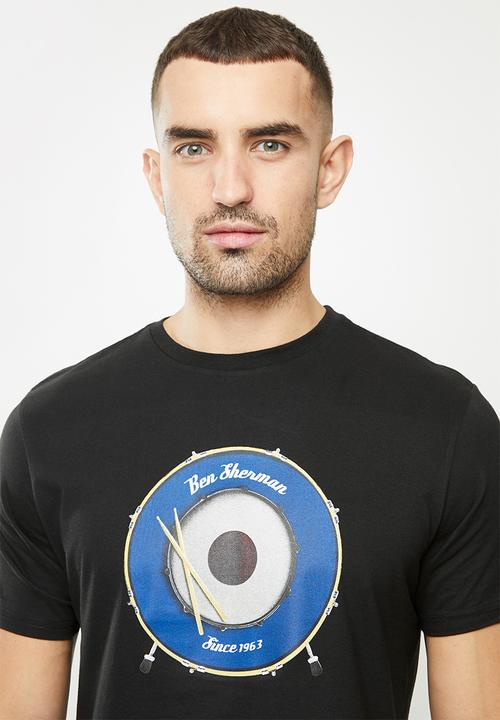 Ben Sherman - Drum target tee - black