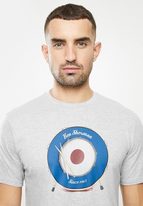 Ben Sherman - Drum target tee - grey