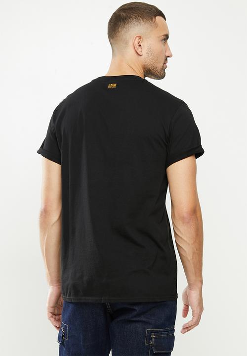 G-STAR - Embro gradient graphic lash r short sleeve tee - black