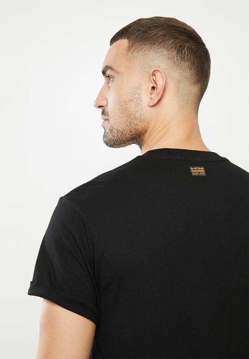 G-STAR - Embro gradient graphic lash r short sleeve tee - black
