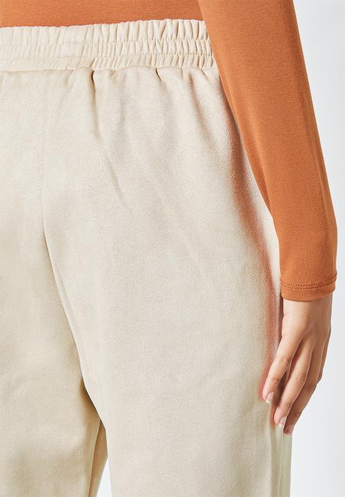 Superbalist - Suedette jogger - ecru