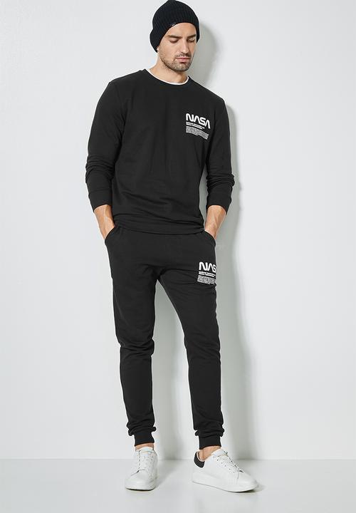Superbalist - Miami NASA skinny sweatpants - black