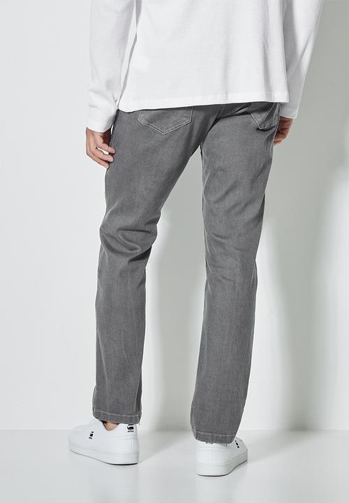 Superbalist - Detroit tapered jeans - washed grey