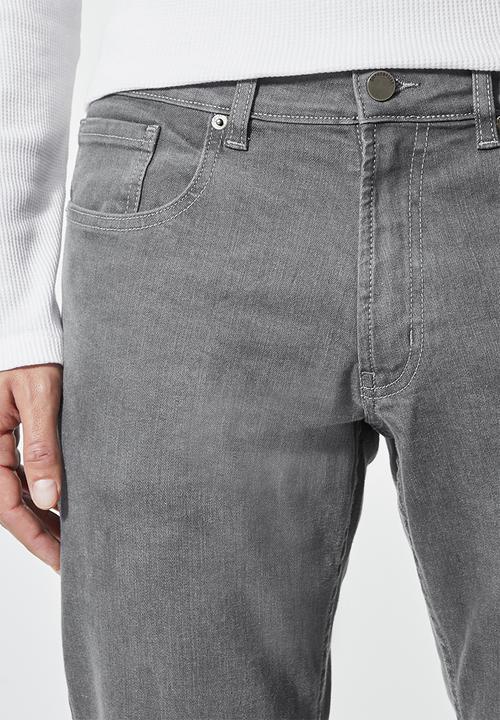 Superbalist - Detroit tapered jeans - washed grey
