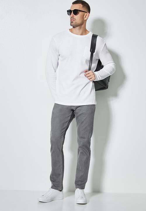 Superbalist - Detroit tapered jeans - washed grey