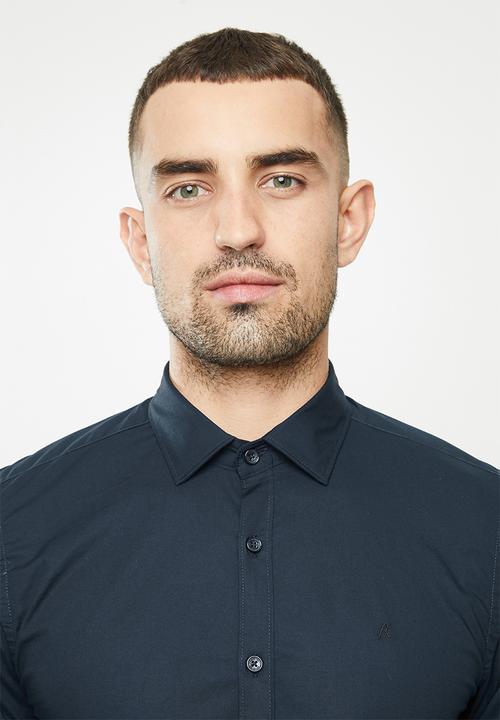 Replay - Replay poplin shirts - navy
