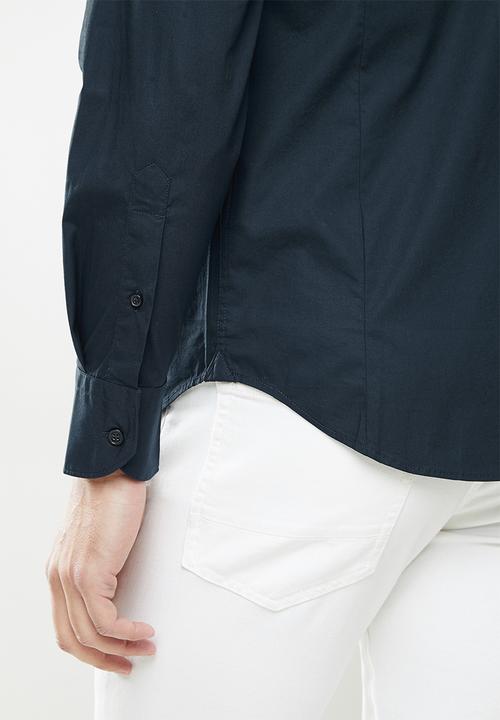 Replay - Replay poplin shirts - navy