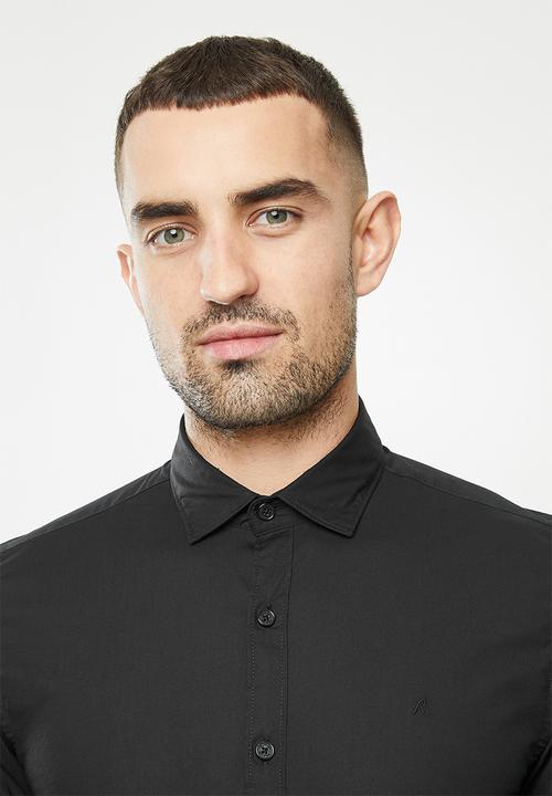 Replay - Replay poplin shirts - black
