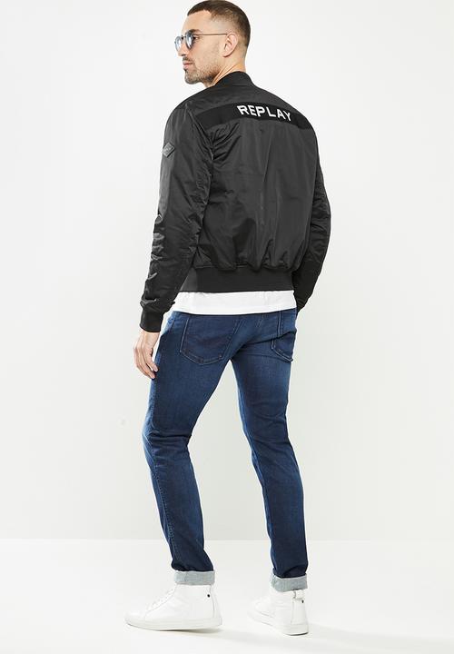 Replay - Replay utility bomber - black