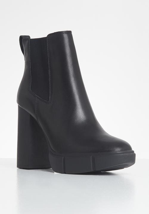 Steve Madden - Revised leather ankle boot - black