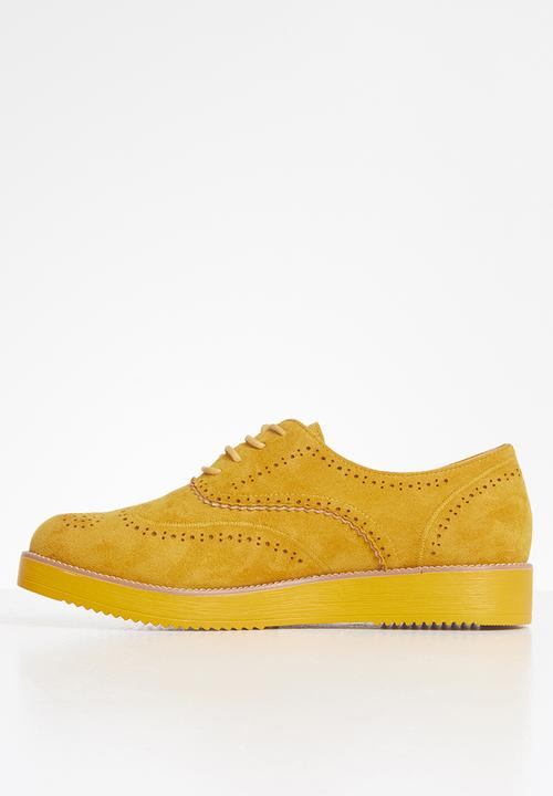 Plum - Bray brogue - mustard