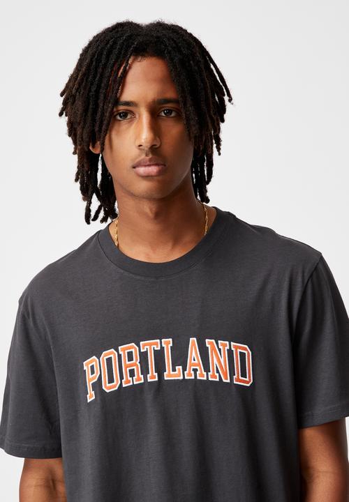 Factorie - Regular graphic T-shirt - slate