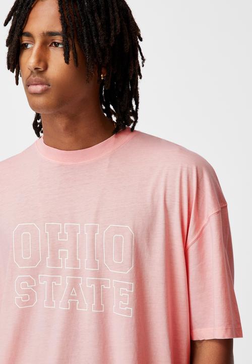 Factorie - Relaxed washed T-shirt - washed soft pink