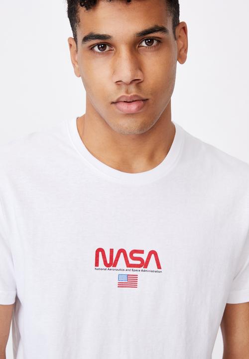 Factorie - Curved pop culture T-shirt - white 