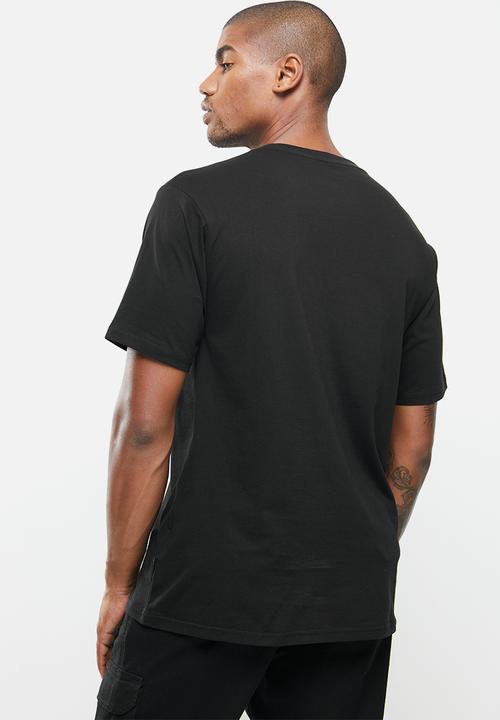 Converse - Remixed chuck taylor patch graphic tee - black