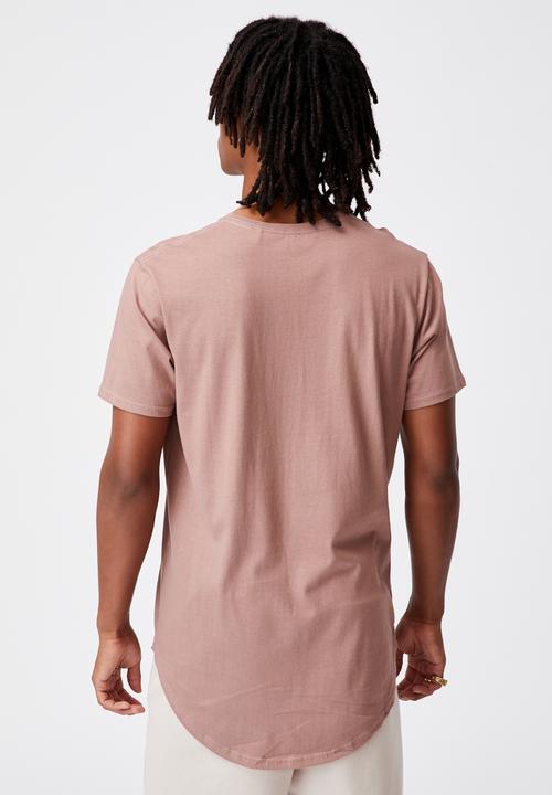 Factorie - Curved T-shirt - dried rose