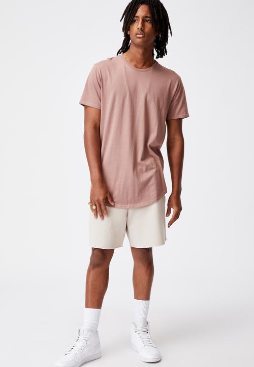 Factorie - Curved T-shirt - dried rose