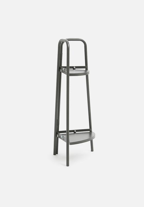 H&S - Corner plant rack - dark grey