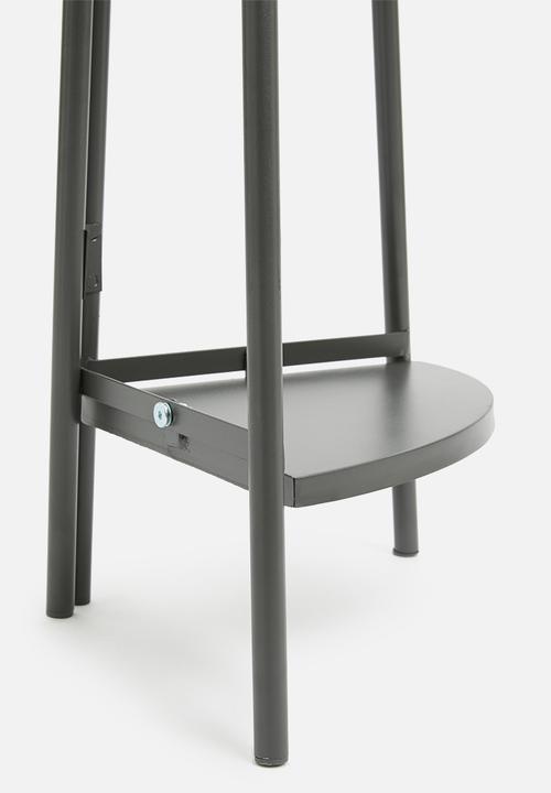 H&S - Corner plant rack - dark grey