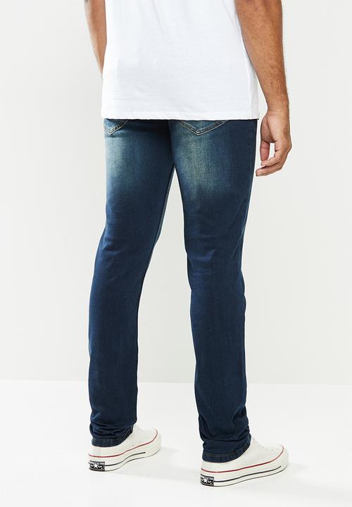 SOVIET - Martinez slim leg fashion denim - dark blue