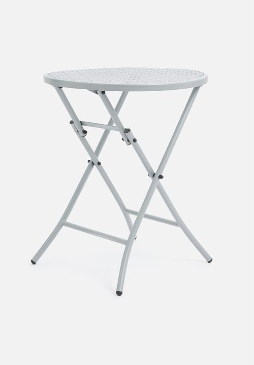 H&S - Punch folding bistro table - grey