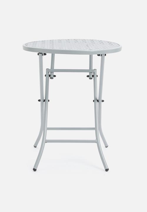 H&S - Punch folding bistro table - grey
