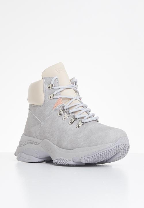 Plum - Kinsley hiking boot - grey