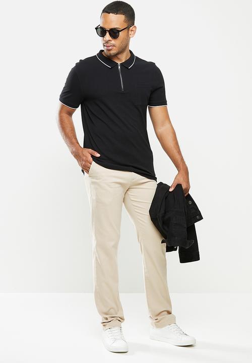 JEEP - Stretch twill chino pants - beige