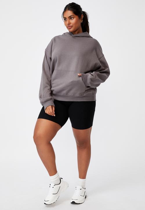 Cotton On - Curve classic hoodie - ash grey
