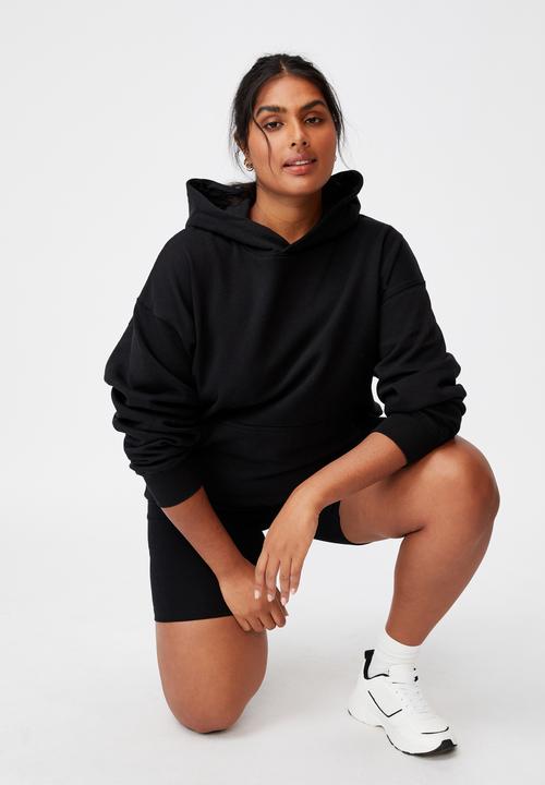 Cotton On - Curve classic hoodie - black