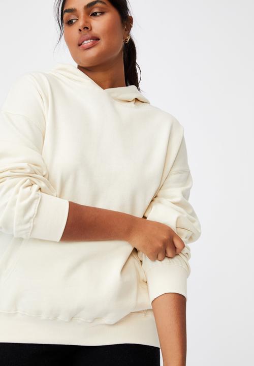 Cotton On - Curve classic hoodie - buttercream