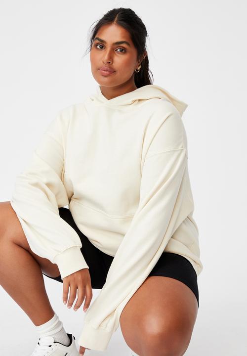 Cotton On - Curve classic hoodie - buttercream