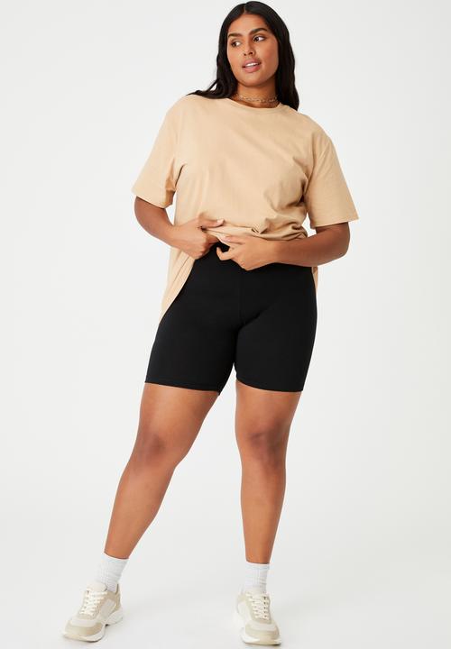 Cotton On - Curve dad short sleeve tee - caramel brown