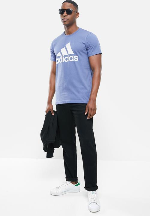adidas Performance - Bl sj T-shirt - blue