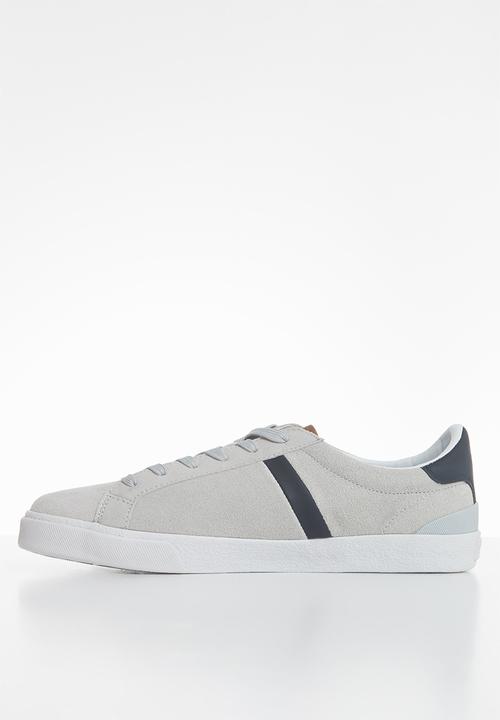Superdry. - Vintage court trainer retro - grey & navy 