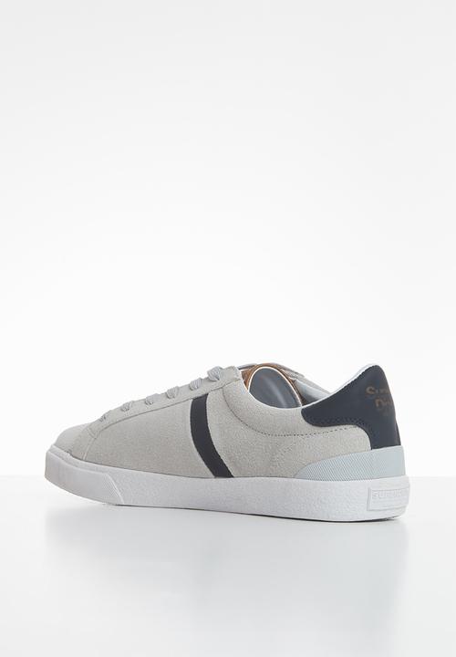 Superdry. - Vintage court trainer retro - grey & navy 