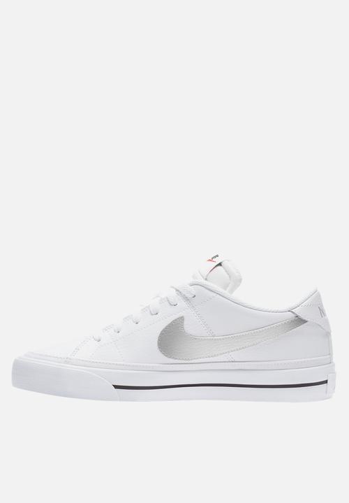 Nike - Court legacy - white/metallic silver-black