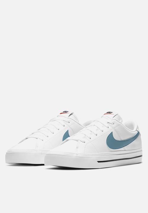 Nike - Court legacy - white/cerulean-gum light brown