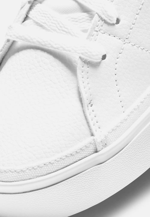Nike - Court legacy - white/cerulean-gum light brown