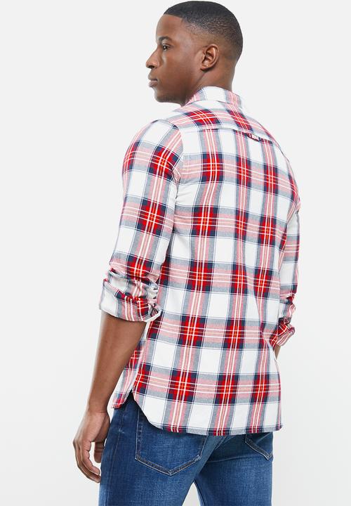 Superdry. - Classic lumberjack shirt - red 