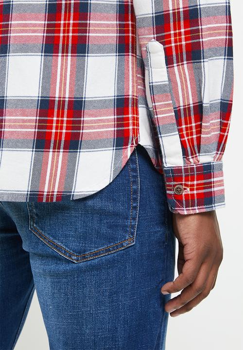 Superdry. - Classic lumberjack shirt - red 