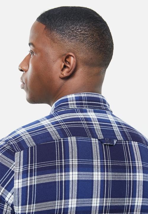 Superdry. - Classic lumberjack shirt - navy