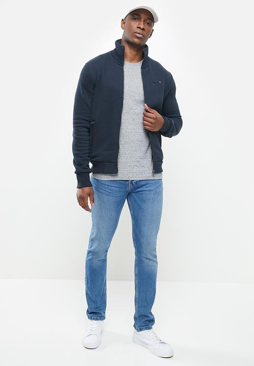Superdry. - Ol classic track top - navy