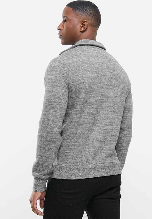 Superdry. - Ol classic track top - stone grey