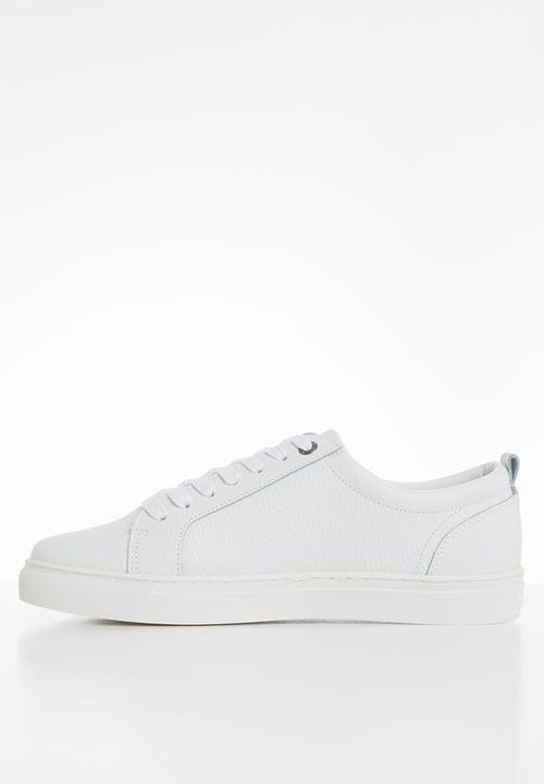 Superdry. - Truman leather lace up - white