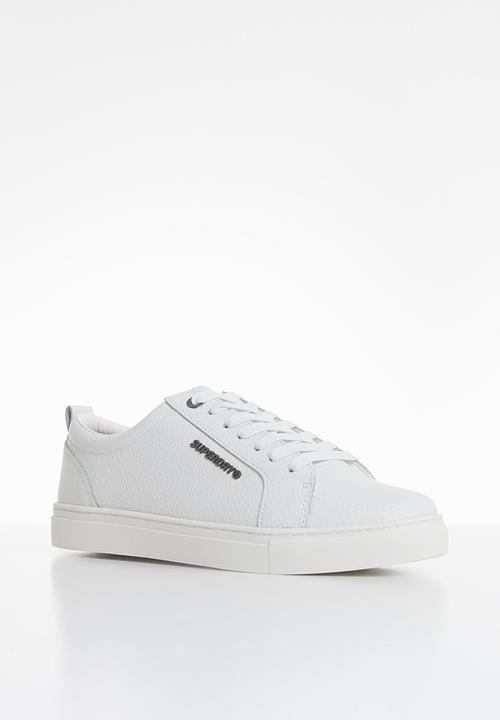 Superdry. - Truman leather lace up - white