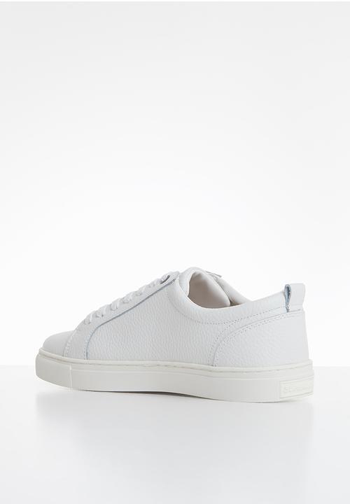 Superdry. - Truman leather lace up - white