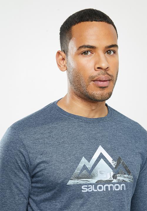Salomon - Tip toe long sleeve tee - blue 