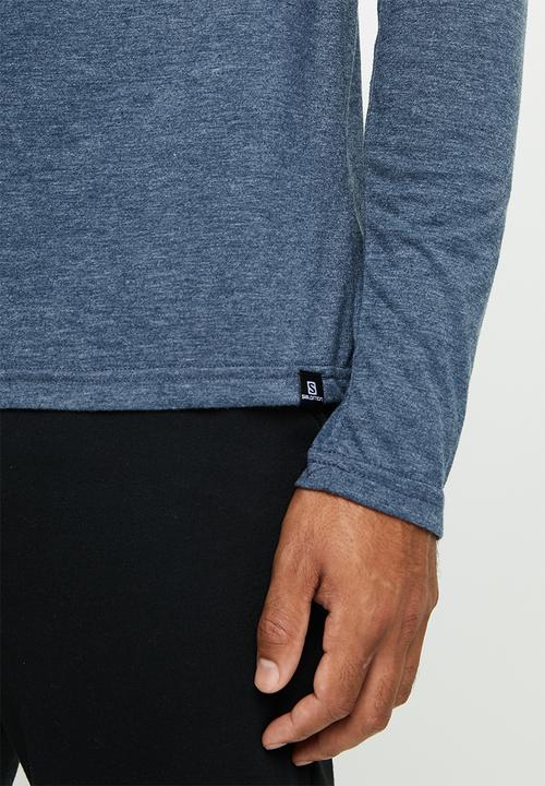 Salomon - Tip toe long sleeve tee - blue 