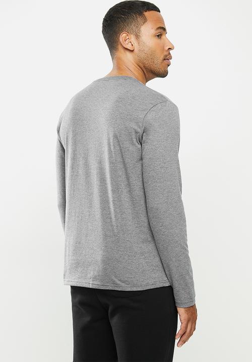 Salomon - Minimal long sleeve tee - charcoal 